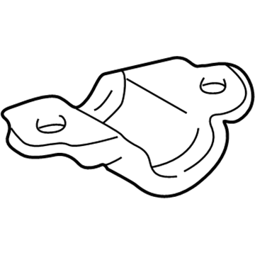 Mitsubishi Sway Bar Bracket - MR418156