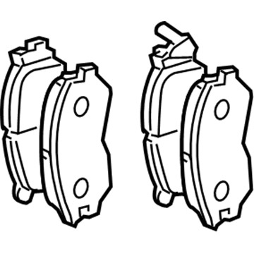 Mitsubishi Brake Pads - 4605A684