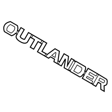 Mitsubishi Outlander Emblem - 7415A401