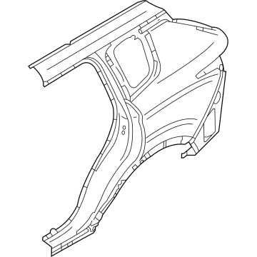 Mitsubishi 5301J907 Quarter Panel, Driver Side