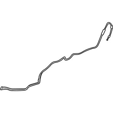 Mitsubishi Fuel Door Release Cable - MR487761
