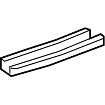 Mitsubishi 5253B764 Rail End, Passenger Side