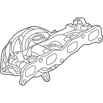 Mitsubishi Outlander PHEV Exhaust Manifold - 1555A758