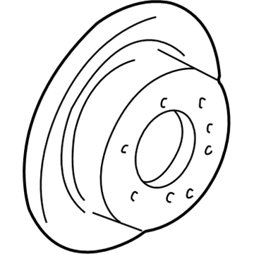 Mitsubishi Montero Brake Rotor - MR418067