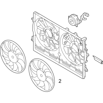 Mitsubishi Outlander PHEV Engine Cooling Fan - 1355A530