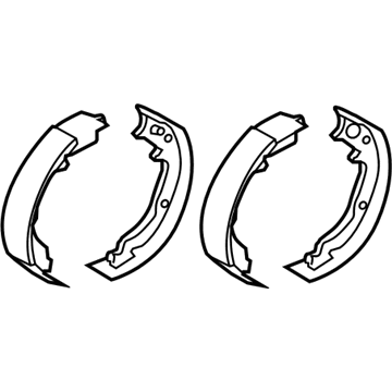 Mitsubishi Brake Shoe Set - 4800A022