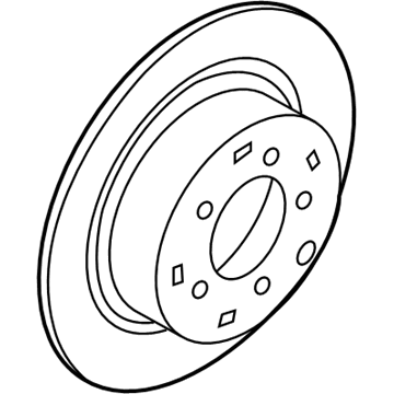 Mitsubishi Brake Rotor - 4615A193