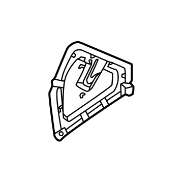 Mitsubishi 7265A563 Water Shield, Driver Side