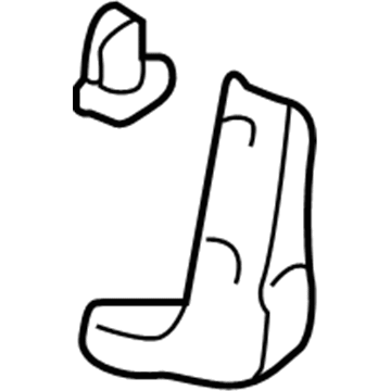 Mitsubishi MR358057 Stone Guard, Driver Side