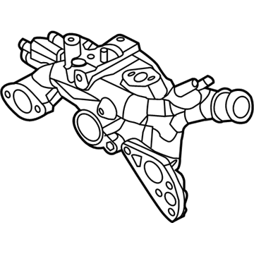 Mitsubishi Thermostat Housing - 1305A451