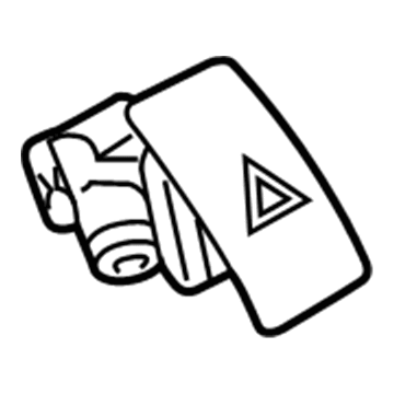 Mitsubishi Hazard Warning Switch - 8614A132