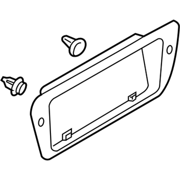Mitsubishi License Plate - MN161236XA