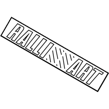 Mitsubishi MN126477 Emblem