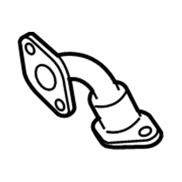 Mitsubishi EGR Tube - 1582A135