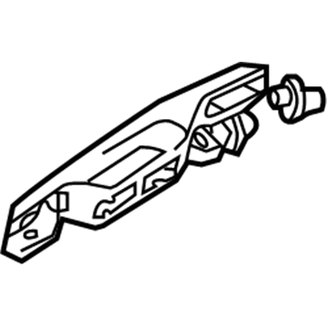 Mitsubishi Exterior Door Handle - MR978103HF