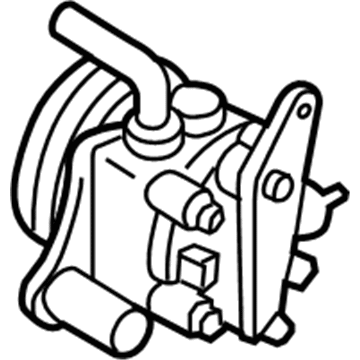 Mitsubishi Power Steering Pump - MN184180