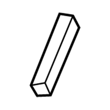 Mitsubishi 6102A875 Lift Gate Glass Spacer