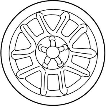 Mitsubishi Eclipse Alloy Wheels - MN101054