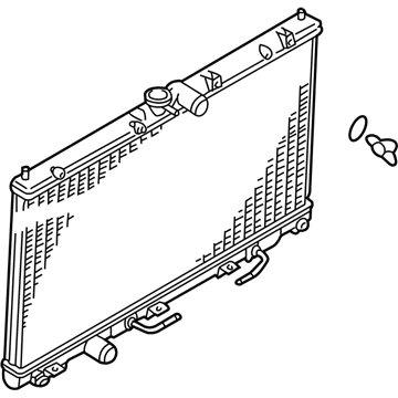 Mitsubishi Radiator - MZ690911