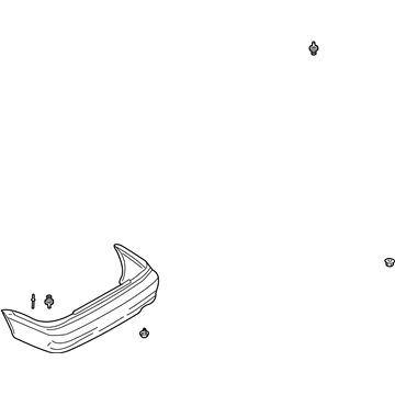 Mitsubishi Lancer Bumper - MN186348