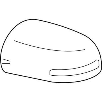 Mitsubishi Mirror Cover - 7632B417XA