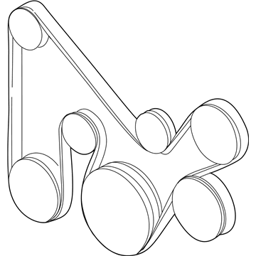Mitsubishi Drive Belt - MZ690271