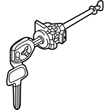 Mitsubishi Door Lock Cylinder - 6370C393