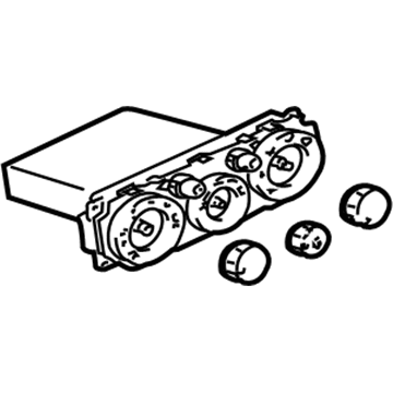 Mitsubishi A/C Switch - MR958449