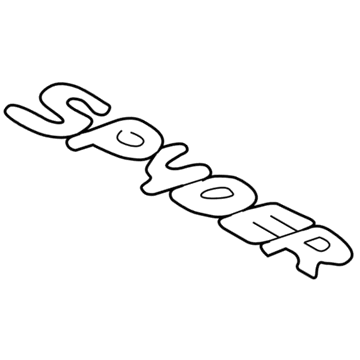 Mitsubishi Emblem - MR987765