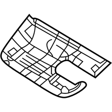 Mitsubishi 7630A293 Camera Cover, Passenger Side