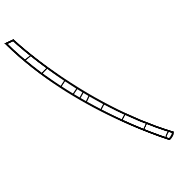 Mitsubishi 65820W000P Front Weatherstrip