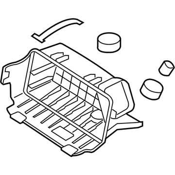 Mitsubishi Air Filter Box - 1500A021