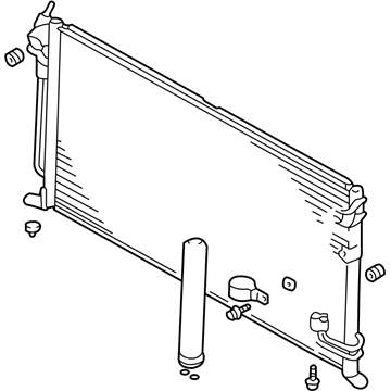 Mitsubishi Lancer A/C Condenser - MN185362