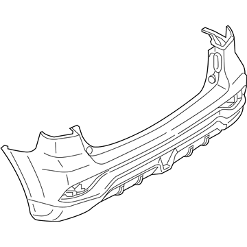 Mitsubishi Outlander Sport Bumper Cover - 6410F201