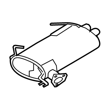 Mitsubishi Outlander Muffler - 1571B673