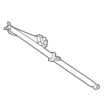 Mitsubishi Outlander Seat Belt - 7000D540XA
