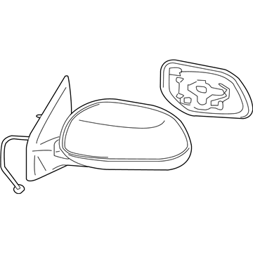 Mitsubishi Car Mirror - 7632A080
