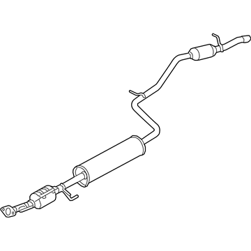 Mitsubishi Mirage Muffler - 1571B575