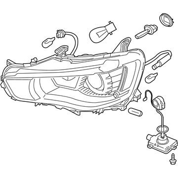 Mitsubishi Outlander Daytime Running Lights - 8301C421
