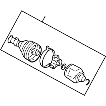 Mitsubishi CV Joint - 3817A005