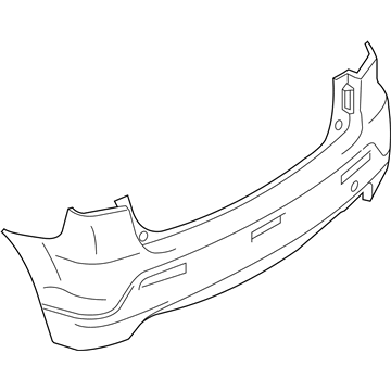 Mitsubishi Outlander Sport Bumper Cover - 6410C027