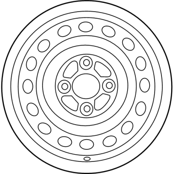 Mitsubishi Mirage Alloy Wheels - 4250D034