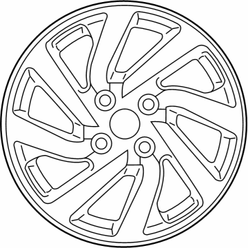 Mitsubishi Alloy Wheels - 4250D417