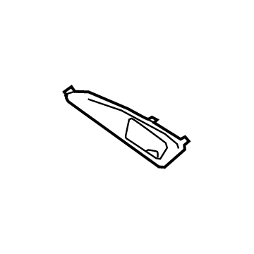 Mitsubishi 7221F589XA Handle, Inside Bezel, Driver Side