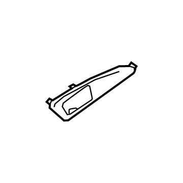Mitsubishi 7221F590XA Handle, Inside Bezel, Passenger Side