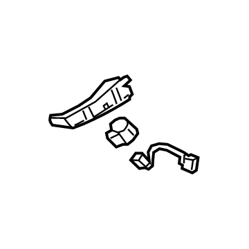 Mitsubishi 7221D155XA Assist Support, Driver Side