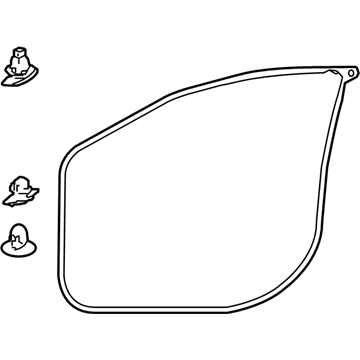 Mitsubishi Eclipse Cross Door Seal - 5725A346