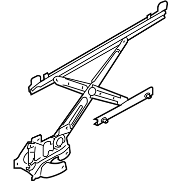 Mitsubishi Outlander Window Regulator - 5713A354