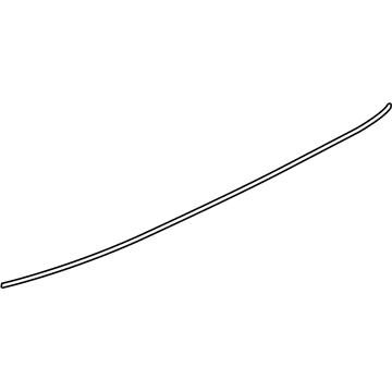 Mitsubishi MR520084 Lift Gate Glass Seal Strip