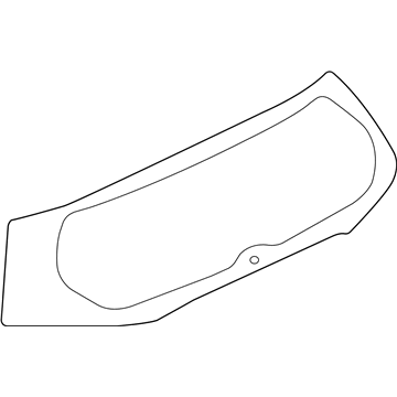 Mitsubishi 5805A096 Lift Gate Glass